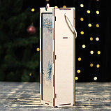 Ящик для вина "С Новым Годом!" олень, 34х10х8,6 см, фото 3