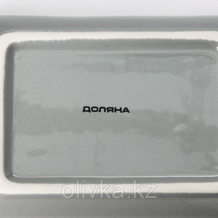 Маслёнка Доляна «Лесная сказка», 16,8×12×9 см, цвет серый и белый - фото 4 - id-p112992684