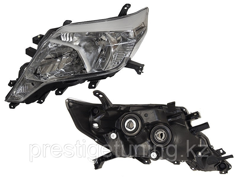 Передние фара левая (L) на Land Cruiser Prado 150 2014-17 под галоген (DEPO)