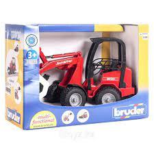 Брудер Мини - погрузчик SCHAEFFER 2034 c фигуркой и аксессуарами, фото 1