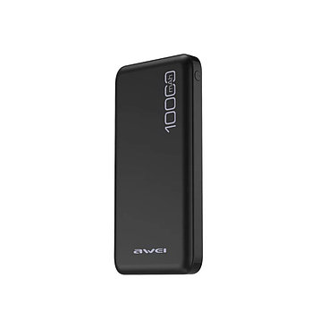 Портативный внешний аккумулятор Awei P28K Power Bank 10000mAh Черный, фото 2