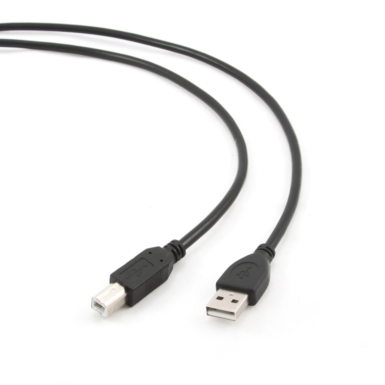 Кабель USB 2.0 Pro Cablexpert CCF-USB2-AMBM-10, AM/BM, 3м, экран, феррит.кольцо, черный, пакет - фото 1 - id-p113007684