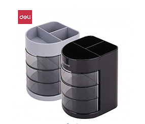 Органайзер для ручек и карандашей Deli, 86 × 86 × 103 мм, ассорти