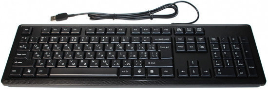 Клавиатура A4tech KR-92 USB Black 1.5м 456×150×28мм, фото 2