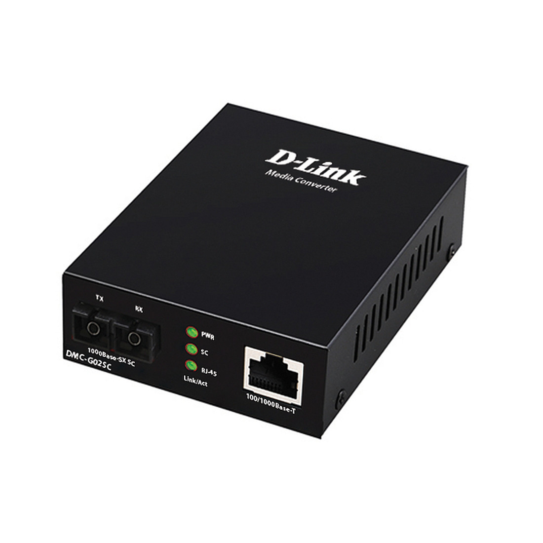 Медиаконвертер D-Link DMC-G02SC/A1A 1 порт 100/1000Base-T 1 порт 1000Base-SX с разъемом SC для - фото 1 - id-p113008734