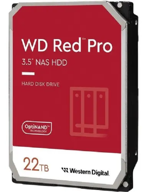 22 ТБ Жесткий диск Western Digital Red Pro (WD221KFGX) красный - фото 2 - id-p113009796