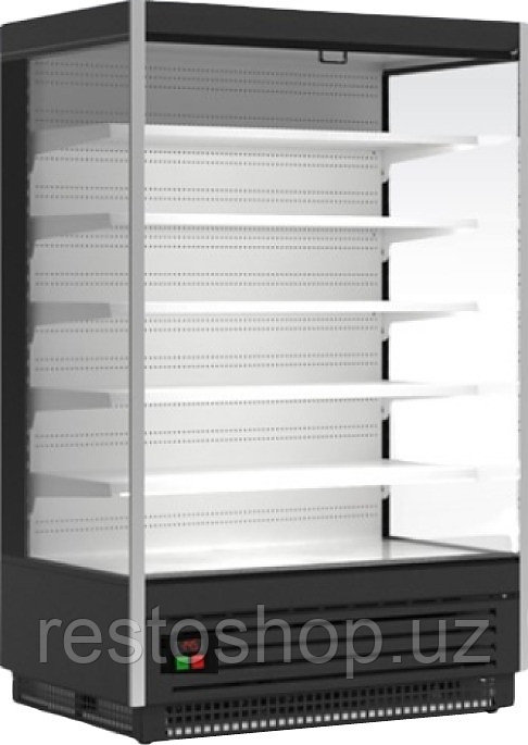 Горка холодильная CRYSPI SOLO L9 1250 ББ (без боковин и выпаривателя, Ral 3002/ 9016) - фото 1 - id-p112339894