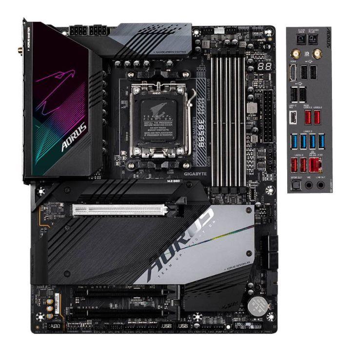 Материнская плата GIGABYTE B650E AORUS MASTER, AM5 B650, HDMI, 4xDDR5, 2.5GbLAN, 4 SATA, 3xM2, ATX - фото 2 - id-p113013128