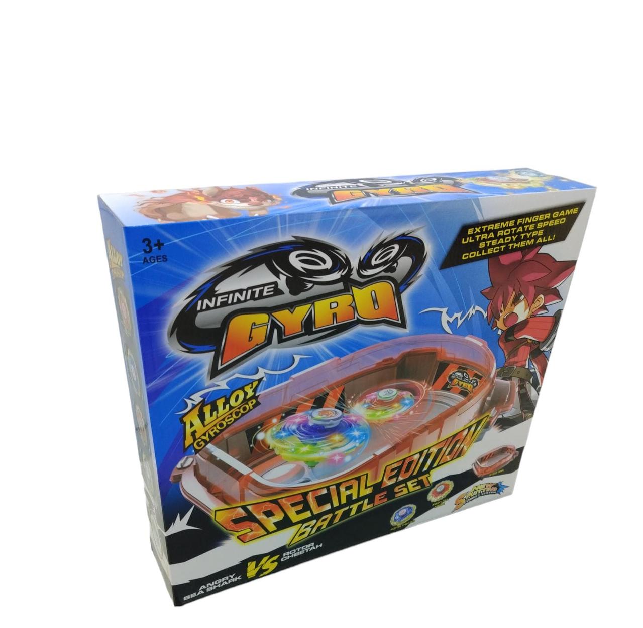 НАБОР BEYBLADE БЕЙБЛЕЙД INFINITE GYRO LSD 106 АРЕНА КРАСНАЯ И 2 ВОЛЧКА С ПУСКАТЕЛЕМ - фото 1 - id-p113044186