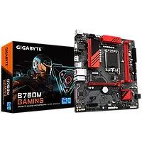 Материнская плата GIGABYTE B760M GAMING DDR4, LGA1700, D-SUB+HDMI+DP, 2xM.2, 4xSATA, mATX