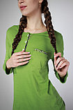 Пижама женская зеленый, фото 2