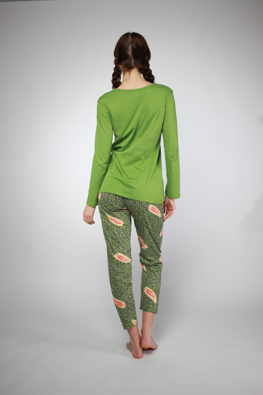 Пижама женская зеленый - фото 5 - id-p113060835