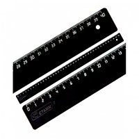 Линейка СТАММ 40 см, черная