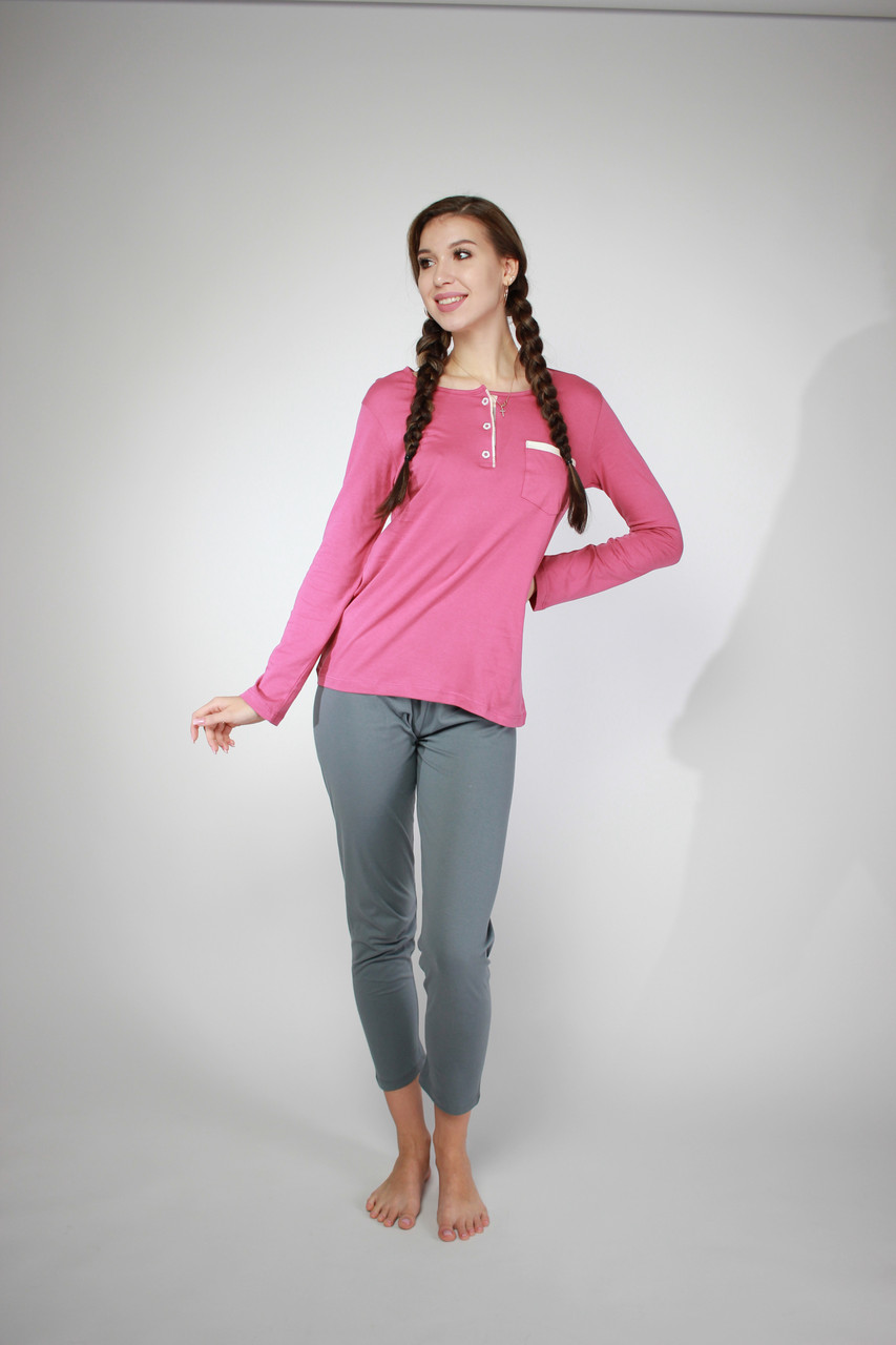 Пижама женская розовый - фото 3 - id-p113060846