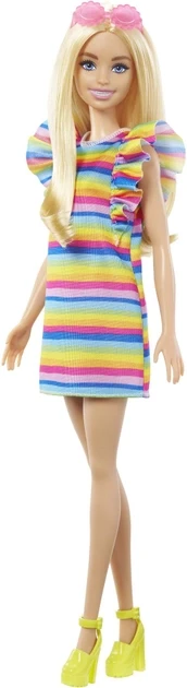 Barbie Сияние моды Кукла Барби блондинка в радужном платье - фото 1 - id-p112954290