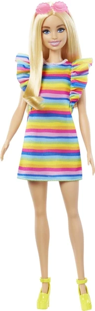 Barbie Сияние моды Кукла Барби блондинка в радужном платье - фото 3 - id-p112954290