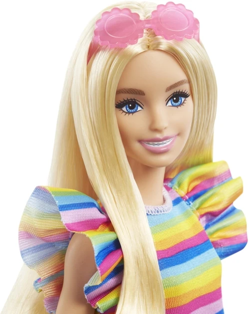Barbie Сияние моды Кукла Барби блондинка в радужном платье - фото 4 - id-p112954290