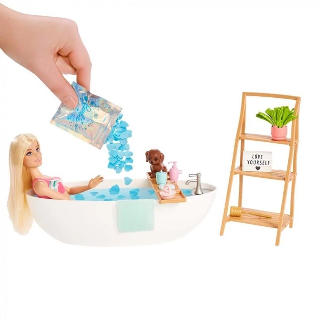 Barbie Игровой Набор Пенная ванна с конфетти Барби - фото 3 - id-p112954285