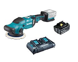 Аккумуляторная эксцентриковая шлифмашина MAKITA DPO600Z с набором