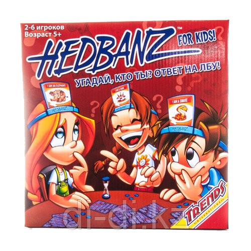 Настольная игра для детей Hedbanz "Угадай, кто ты? Ответ на лбу!"