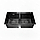 Кухонная мойка SMARTECH врезная 78х50 (Нано черный), фото 3