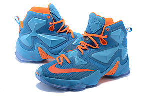 Nike Lebron 13 (XllI) баскетбольные кроссовки Blue Orange, фото 2