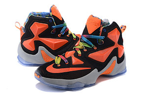 Nike Lebron 13 (XllI) Black and Orange баскетбольные кроссовки , фото 2