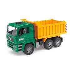 Брудер Самосвал Mercedes (зеленый с желтым), фото 1