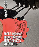 Перчатки нейлоновые для механических работ с нитриловым покрытием, красные, размер XL, фото 2