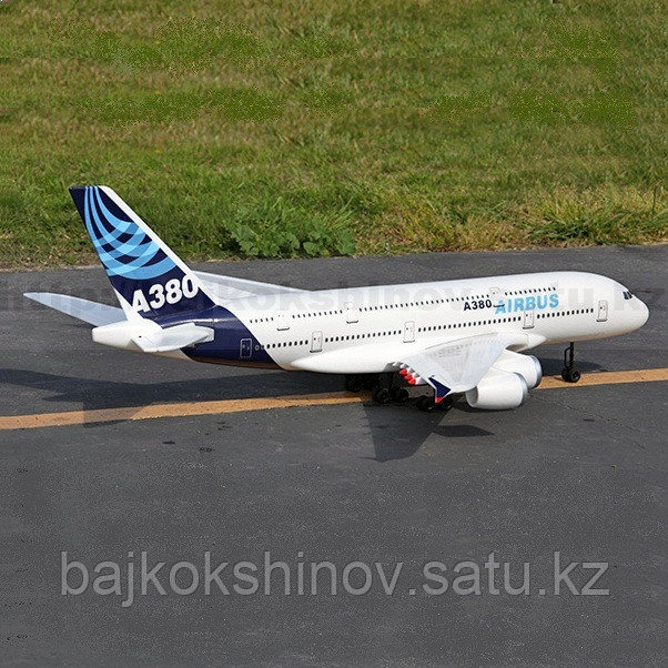 Радиоуправляемый профессиональный б/к самолет A380, 50мм - фото 1 - id-p14375112