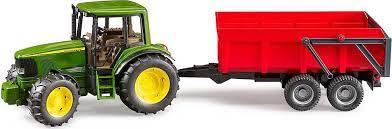 Брудер Трактор John Deere с прицепом самосвалом