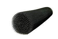 Сетка-рабица черная толщина 2, размер 1,5 м х 10 м