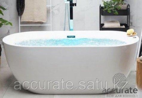 Отдельностоящая акриловая ванна Minotti Deluxe 1700*750 matt white, фото 2