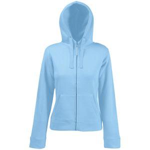 Толстовка женская "Lady-Fit Hooded Sweat Jacket", Голубой, XS, 629240.YT XS - фото 1 - id-p113160731