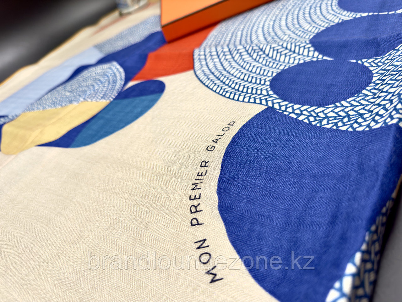 Женский платок из тонкого кашемира Hermes, цветной - фото 7 - id-p112911845