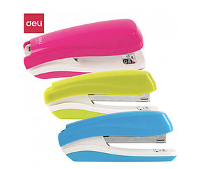 Степлер металлический DELI "Е0350" до 25 листов, ассорти
