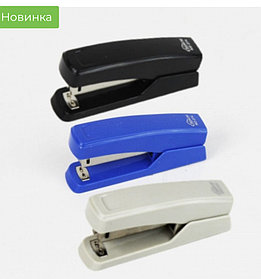 Степлер "8211S", пластиковый корпус, до 15 листов, ассорти
