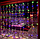 Гирлянда светодиодная дождик разноцветный длина 3 м высота 3 м Y-32, фото 6