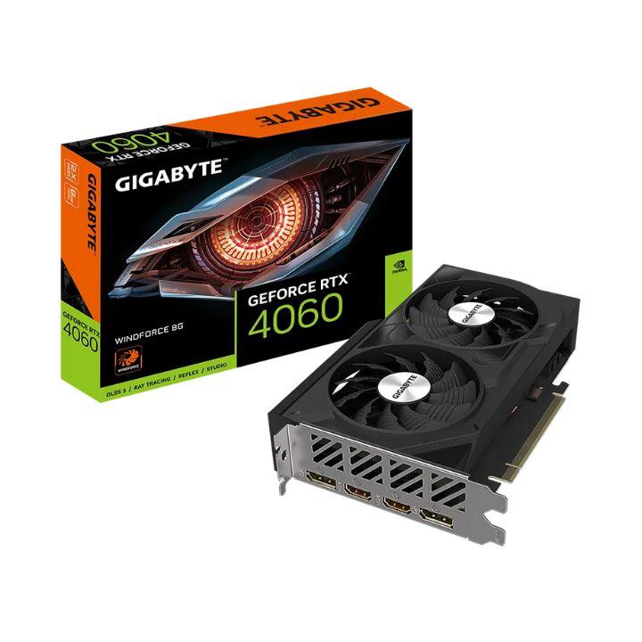 Видеокарта 8Gb PCI-E GDDR6X GIGABYTE GV-N4060WF2-8GD, 2хHDMI+2xDP GeForce RTX4060 - фото 2 - id-p113162404