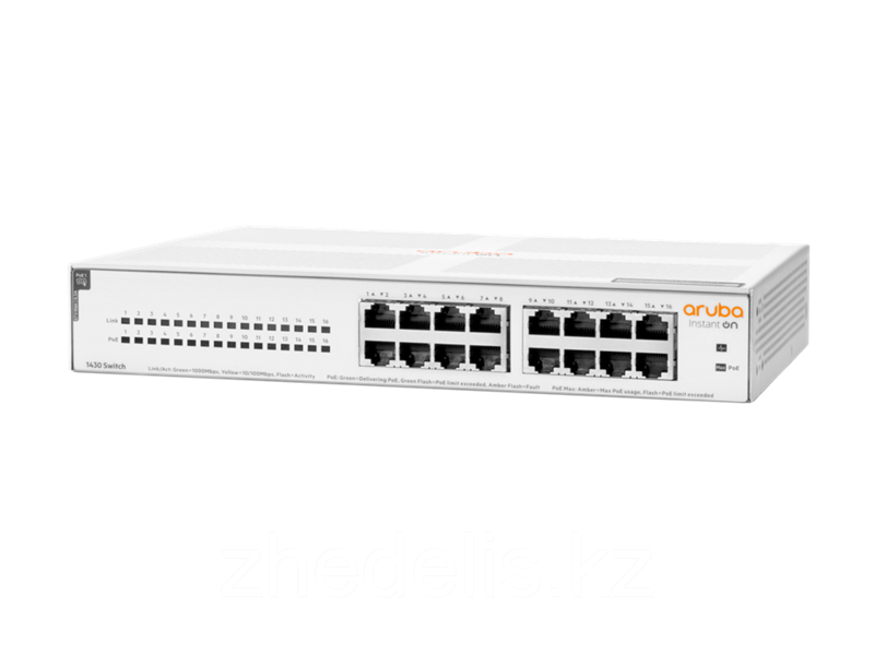 Коммутатор HP Enterprise/Aruba Instant On 1430 16G Class4 PoE 124W Switch