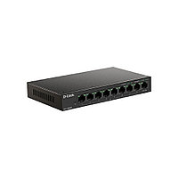 Коммутатор неуправляемый D-Link DES-1009MP/A1A с 8 портами