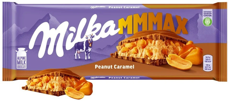 MILKA Peanut Caramel  (276 грамм) (13 шт. в упаковке) MMMAX /Швейцария/