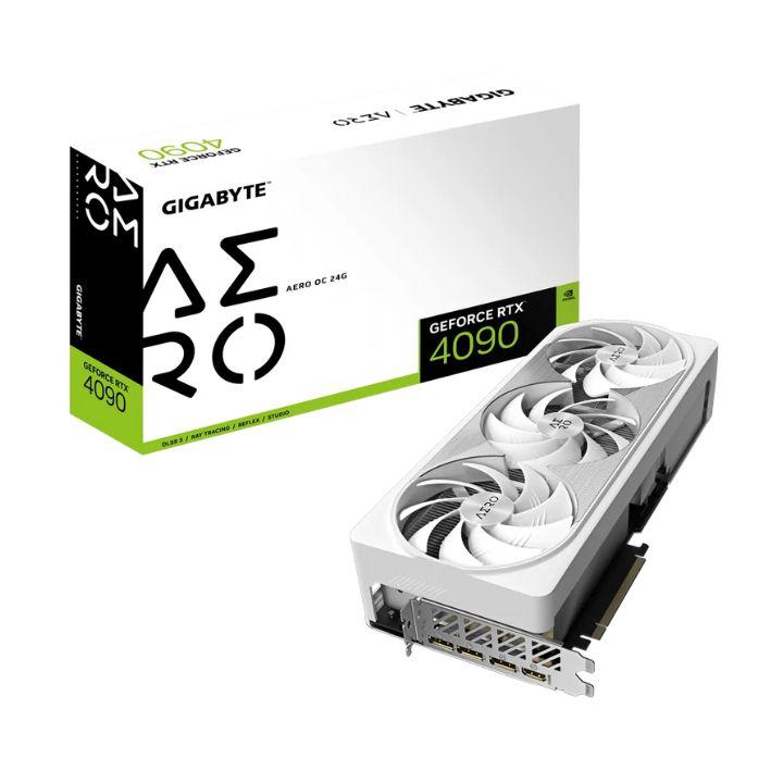 Видеокарта 24Gb PCI-E GDDR6X GIGABYTE GV-N4090AERO OC-24GD 1хHDMI+3xDP GeForce RTX4090, PCIe 4.0 - фото 1 - id-p113162621