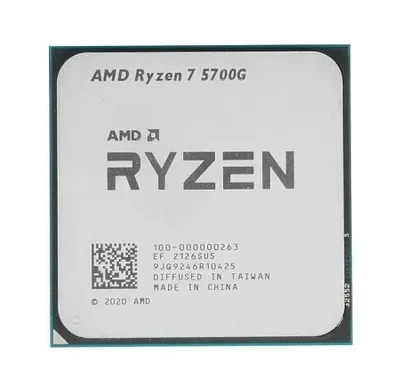 Процессор CPU AMD Ryzen 7 5700G 3.8GHz/8core/4+16Mb/Radeon Graphics/105W Socket AM4