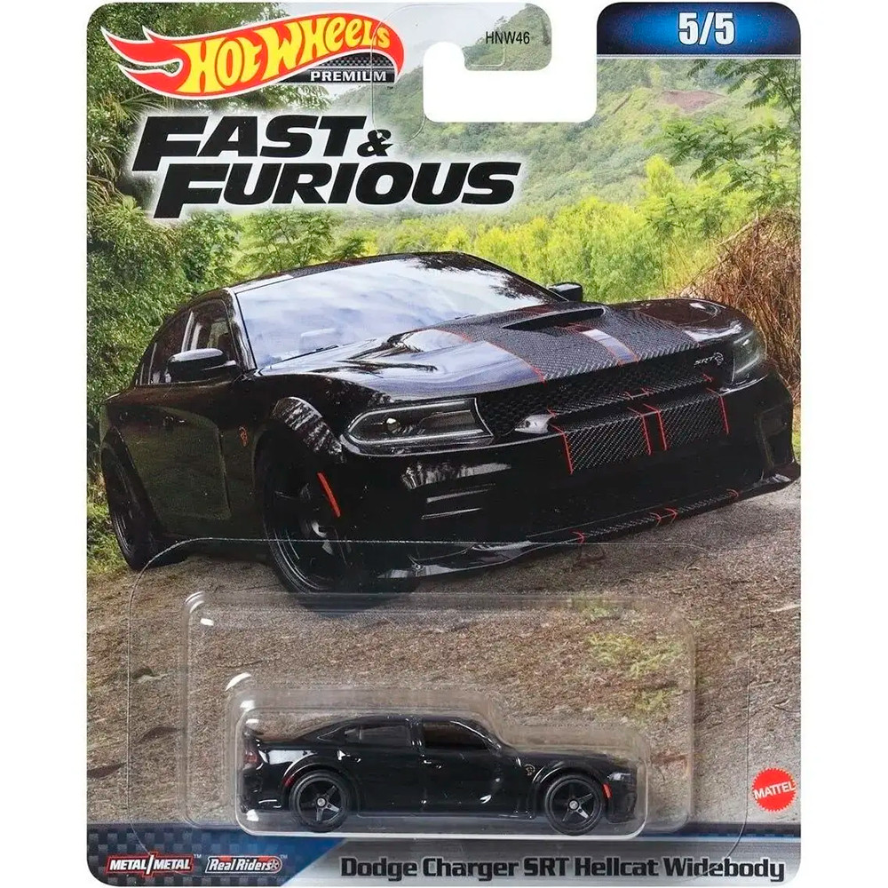 Hot Wheels Металлическая модель Dodge Charger SRT Hellcat Widebody HNW50, Хот Вилс Форсаж - фото 1 - id-p112954318