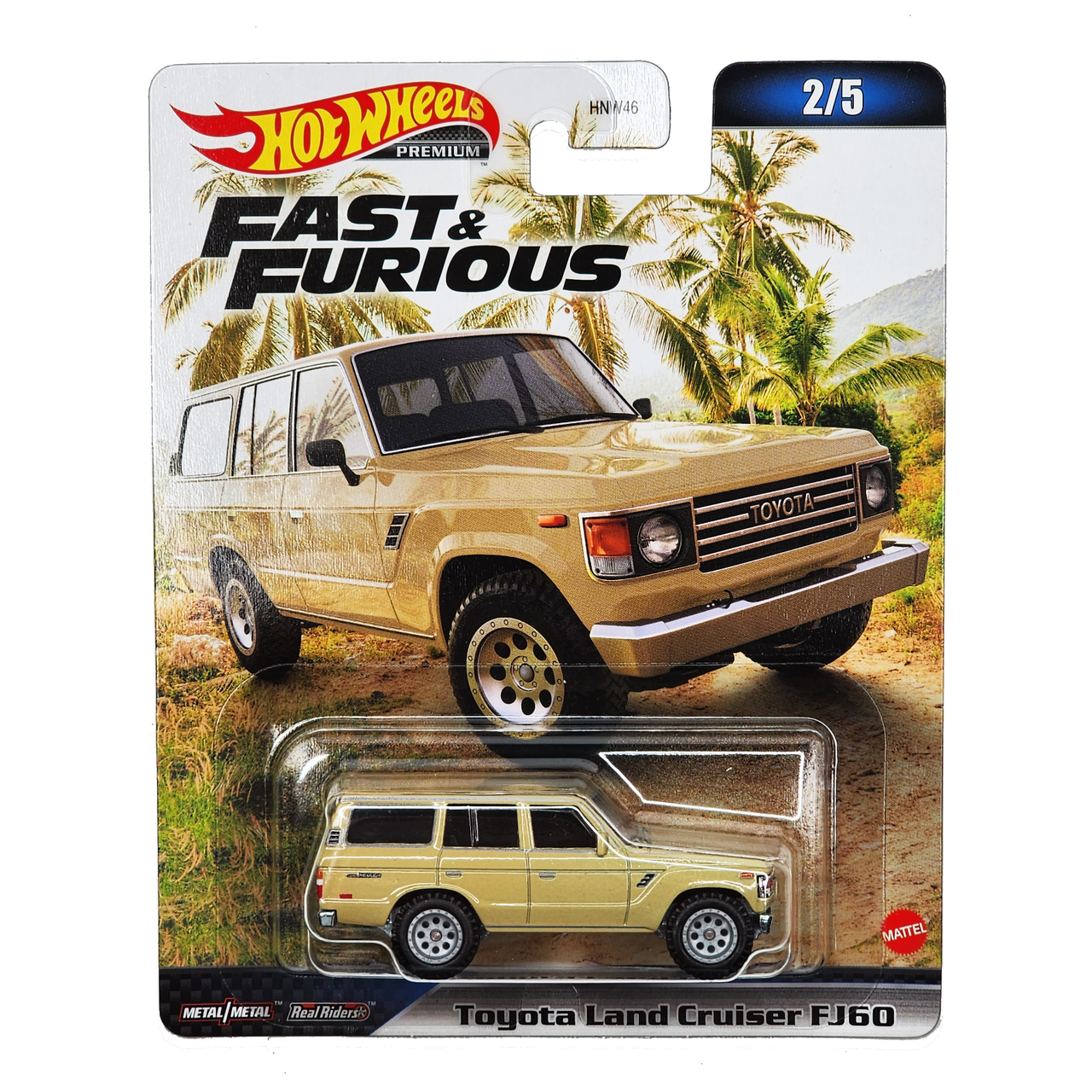 Hot Wheels Металлическая модель Toyota Land Cruiser FJ60 HNW53, Хот Вилс Форсаж - фото 1 - id-p112954332