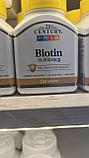 Таблетки 21st Century Biotin 10 000 мкг, 80 г, 120 шт., фото 2