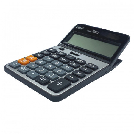 Калькулятор настольный DELI "M350" 12 разрядный, 178х110х26,5 мм, серебро - фото 2 - id-p113166065