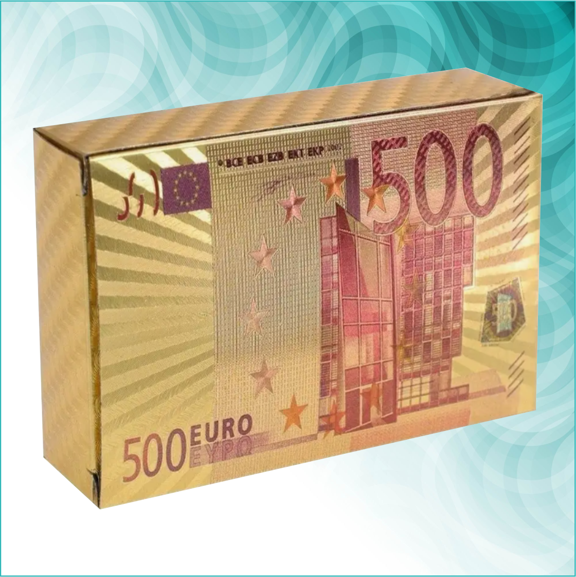 Карты игральные "500 евро" (пластиковые 54 шт.) - фото 3 - id-p113170610