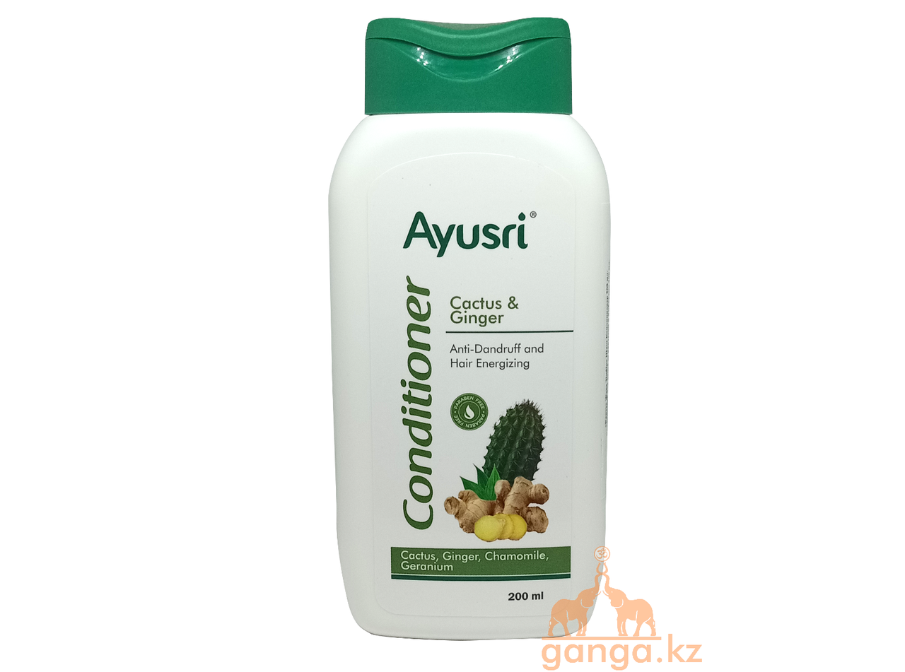 Кондиционер с кактусом и имбирем (Conditioner cactus ginger AYUSRI), 200 мл.